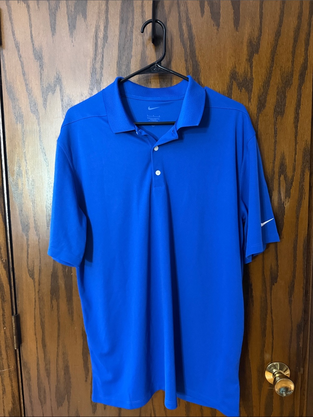 NWOT Nike Men’s Bright Blue Performance Polo
